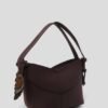 img_0728 Feather Suede Dark Brown Bag
