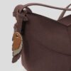 img_0732 Feather Suede Dark Brown Bag