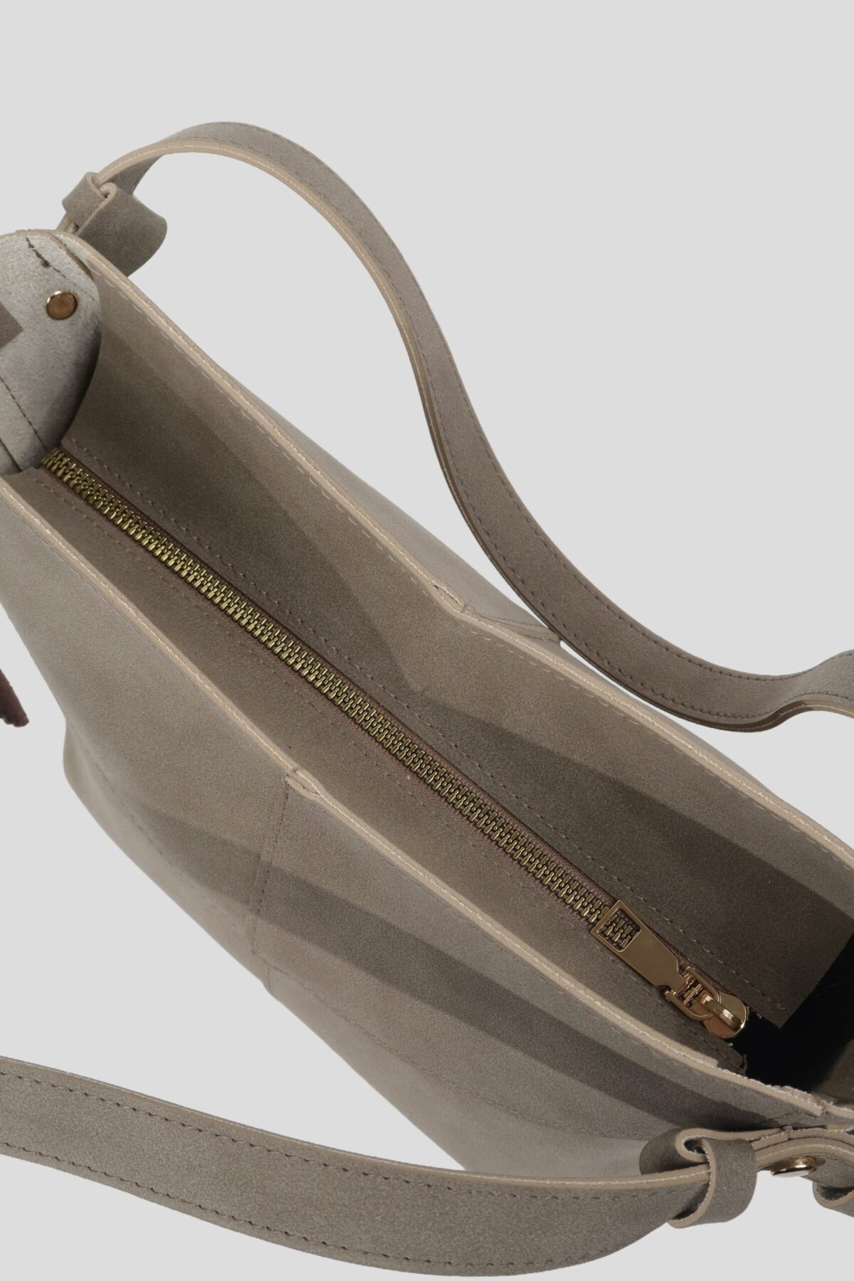 img_0735 Feather Suede Beige Bag