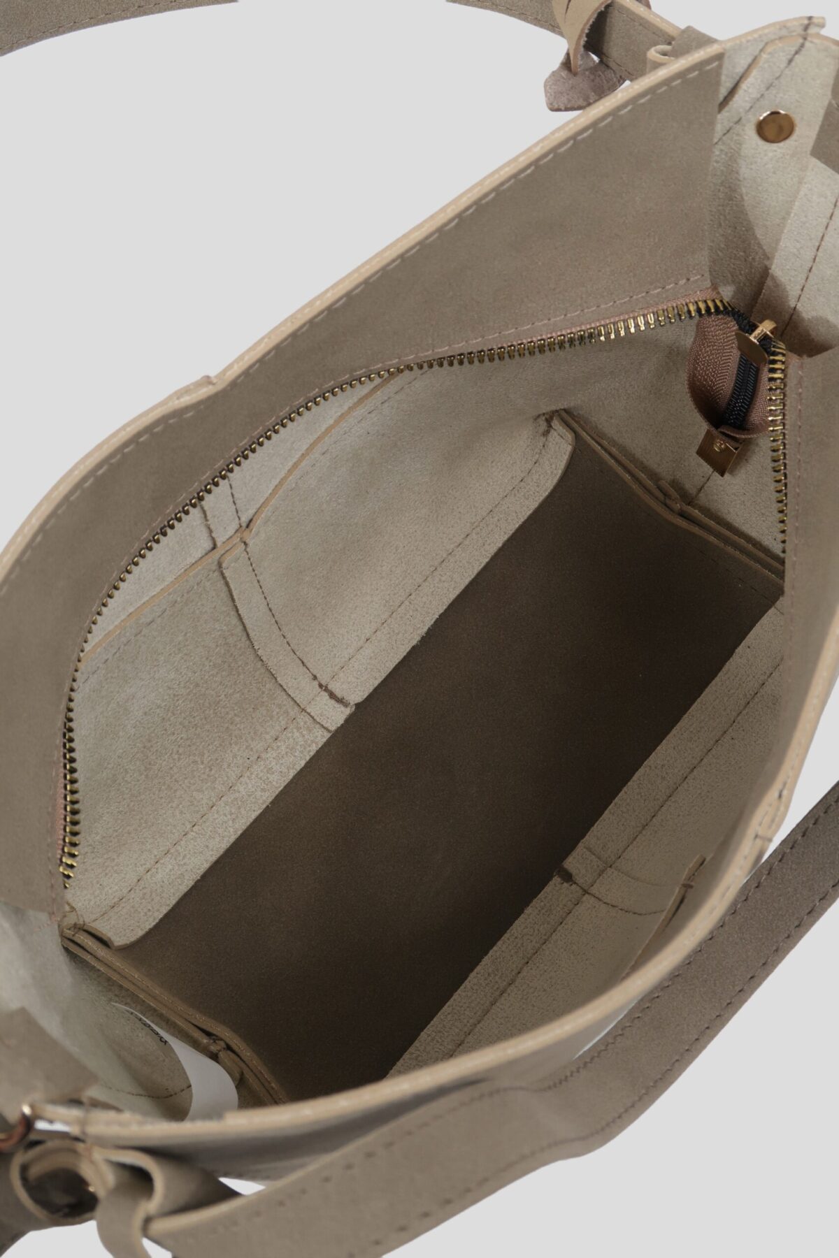 img_0737 Feather Suede Beige Bag