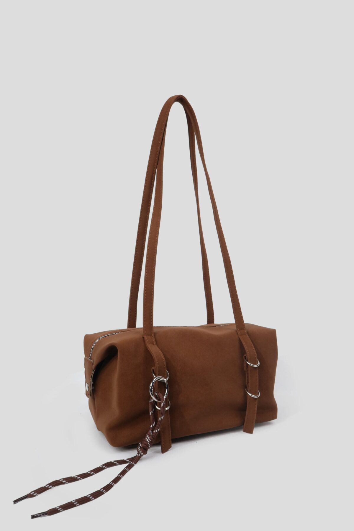 Squid Suede Camel Bag
