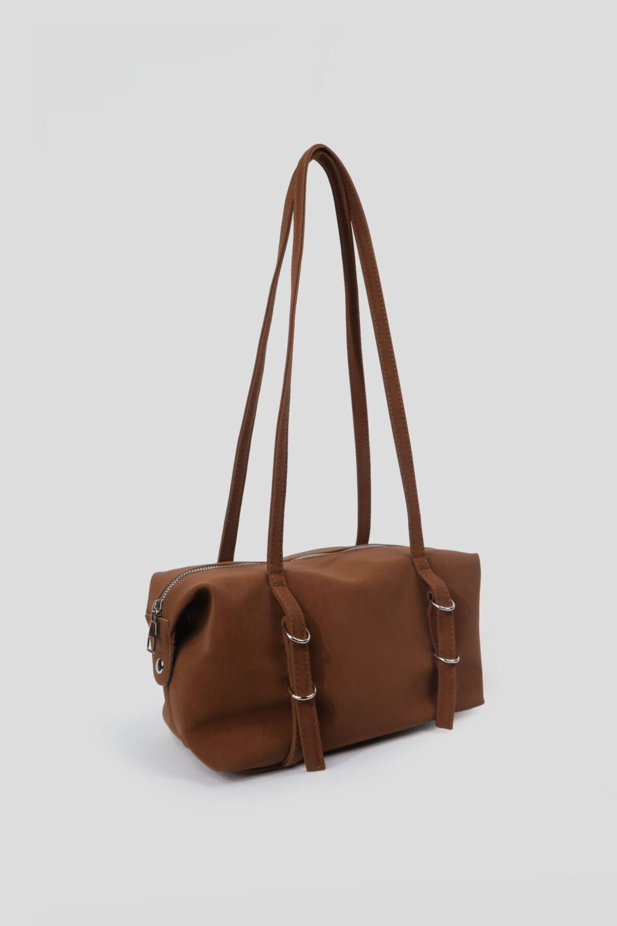 Squid Suede Camel Bag