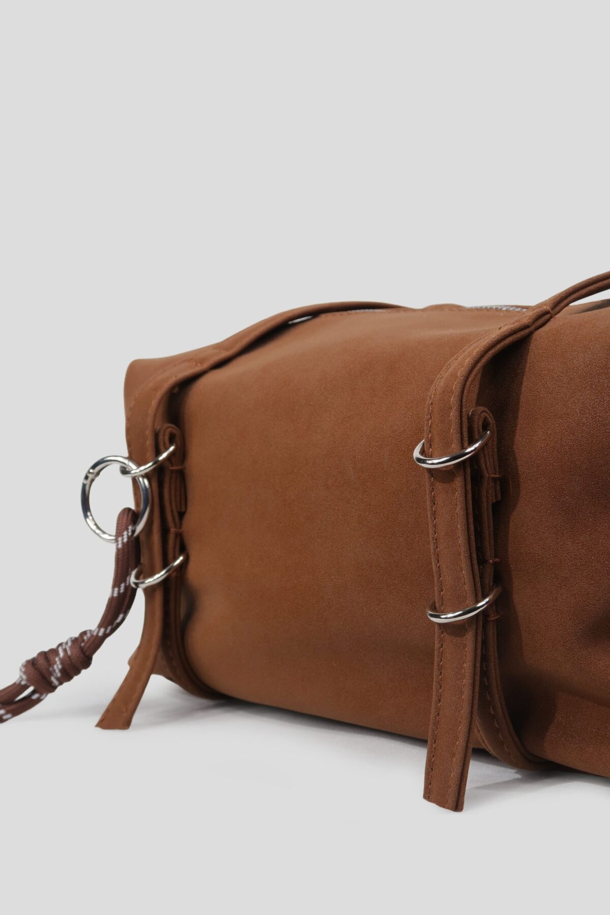 Squid Suede Camel Bag