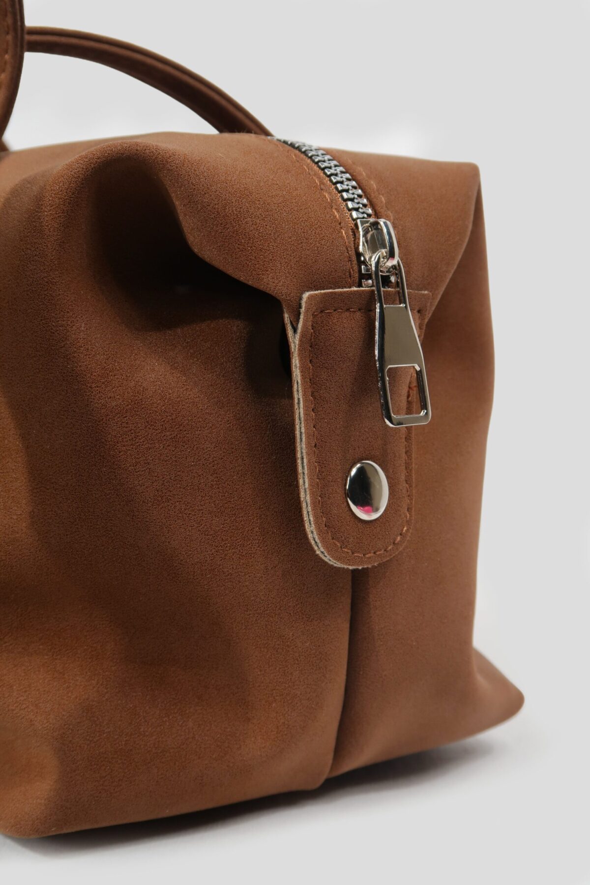 Squid Suede Camel Bag