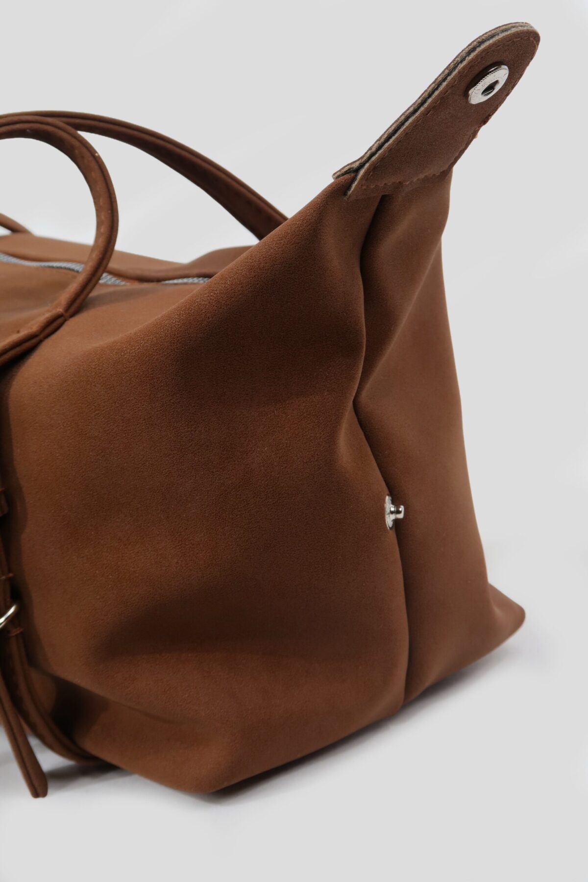 Squid Suede Camel Bag