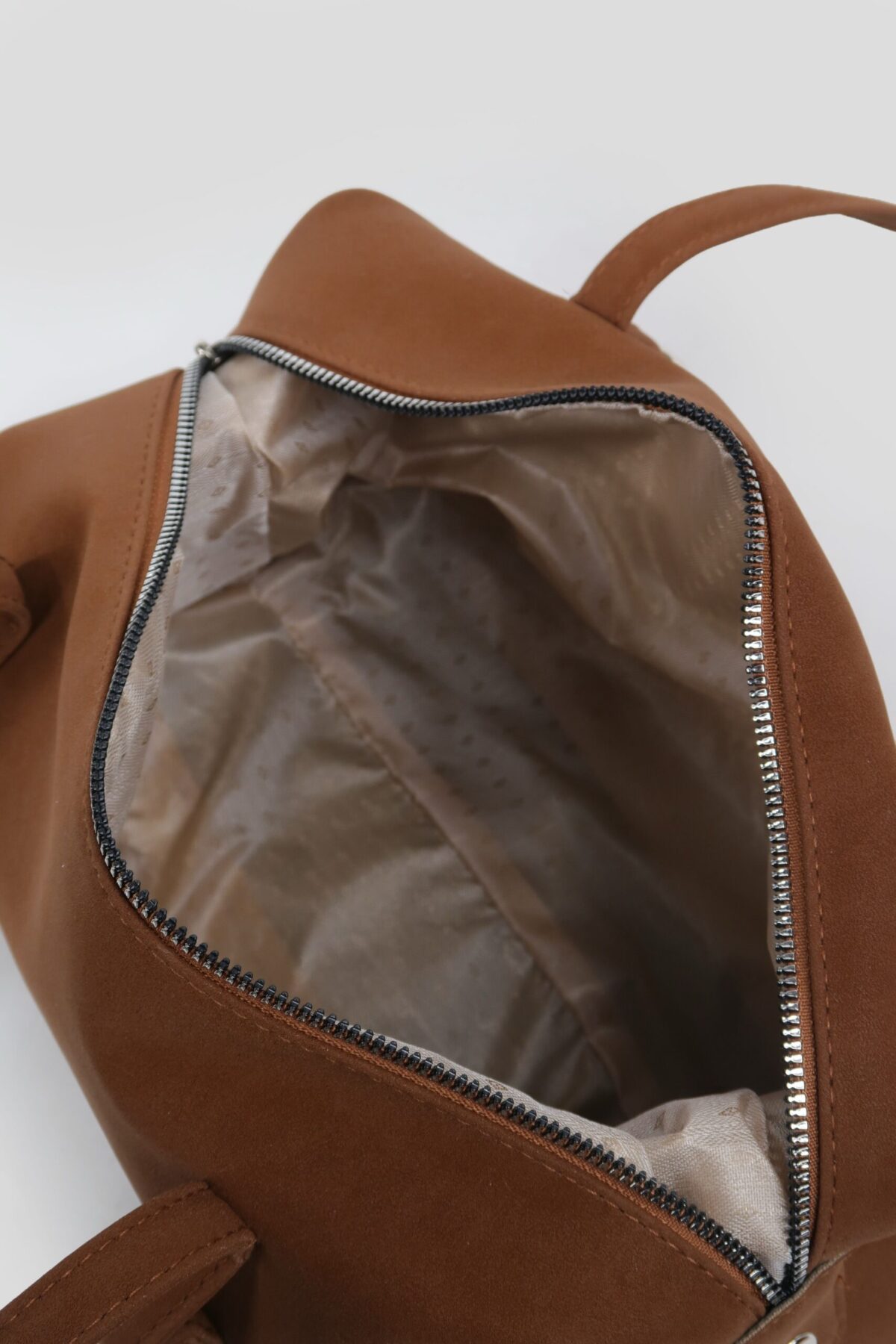 Squid Suede Camel Bag