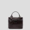 Channel Dark Brown Bag