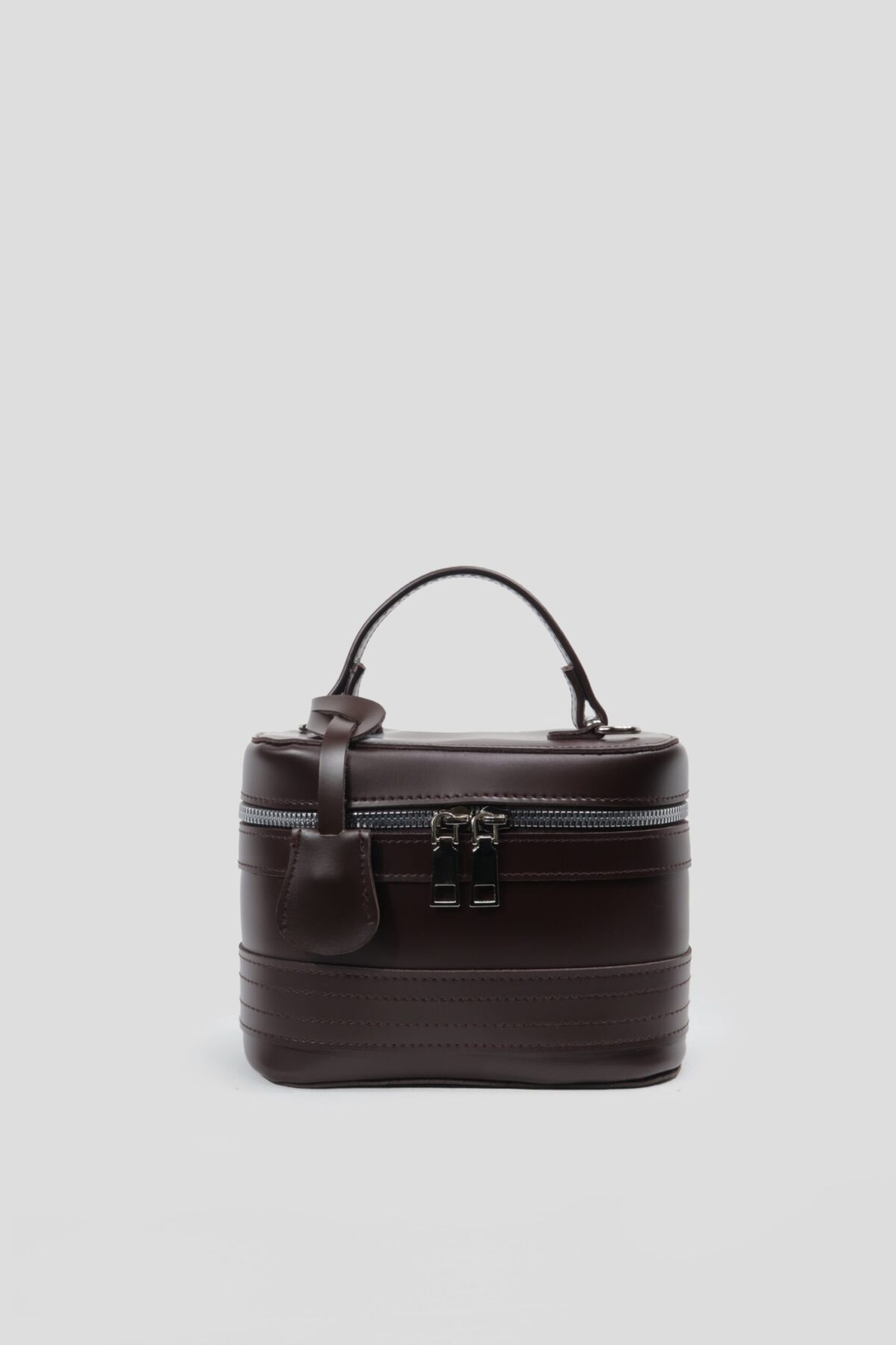 Channel Dark Brown Bag