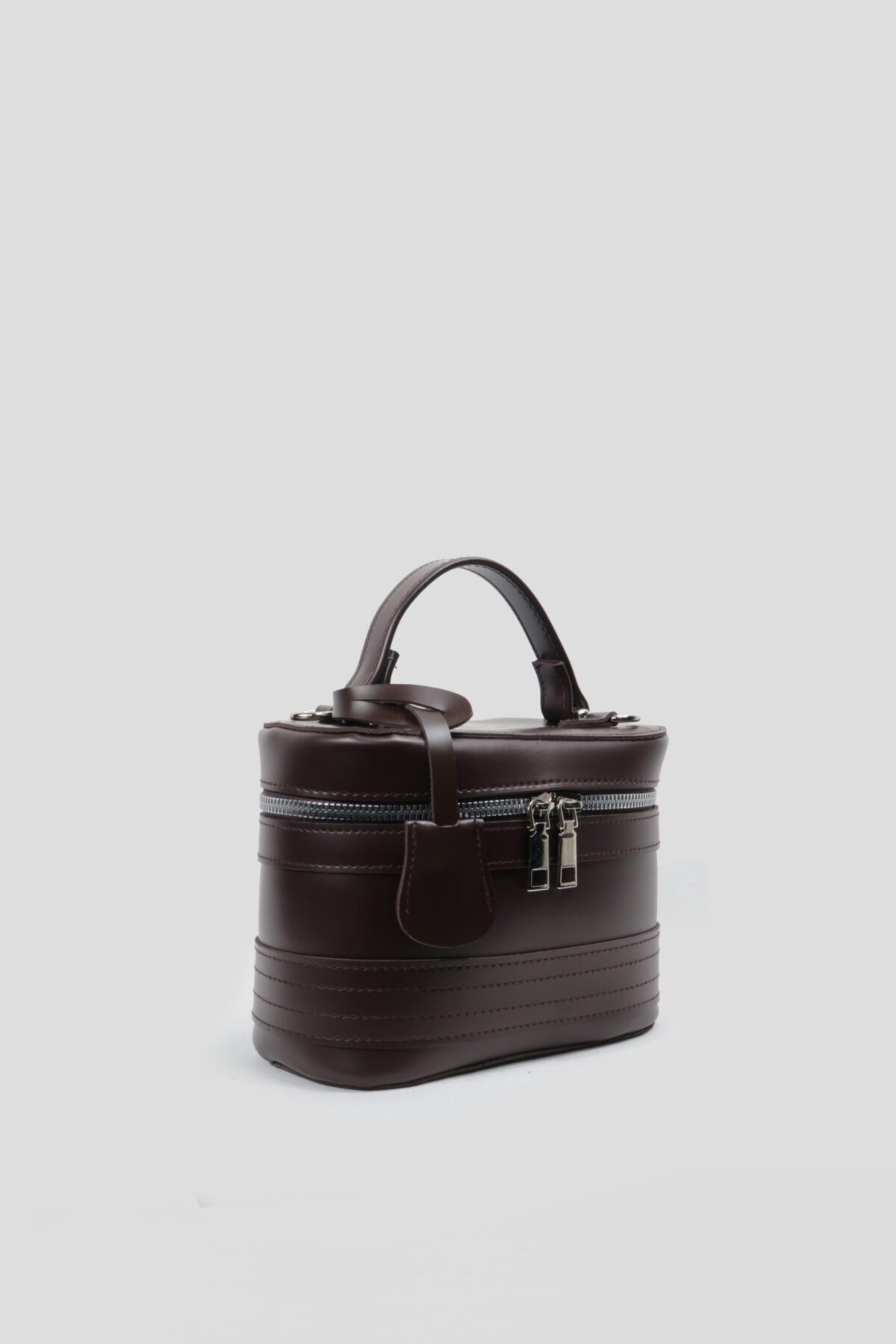 Channel Dark Brown Bag