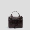 Channel Dark Brown Bag