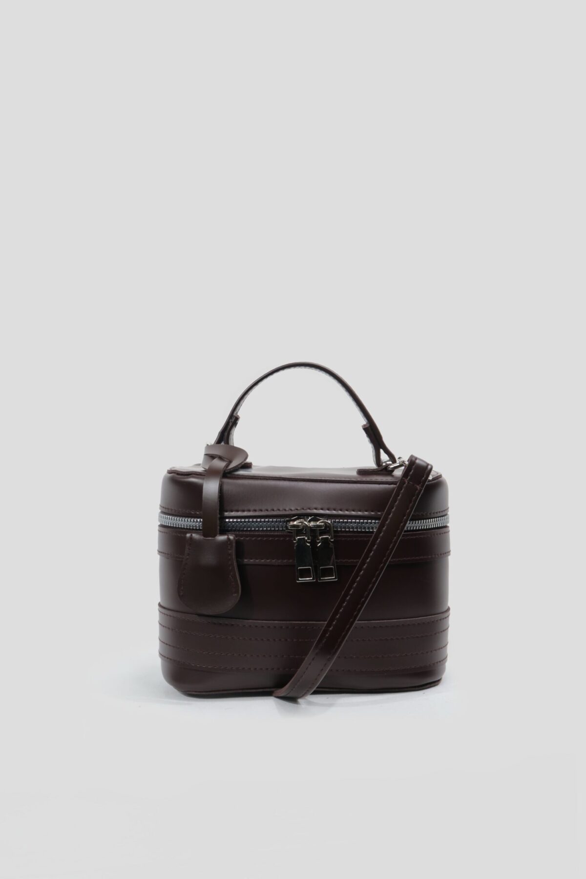 Channel Dark Brown Bag