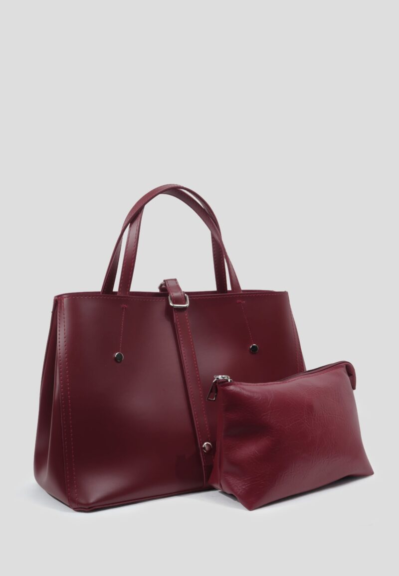Donna Burgundy Bag + Pochette