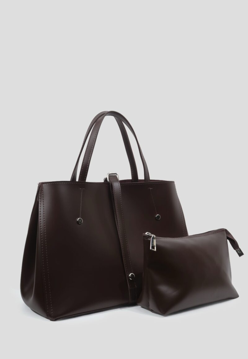 Donna Dark Brown Bag + Pochette