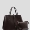 Donna Dark Brown Bag + Pochette