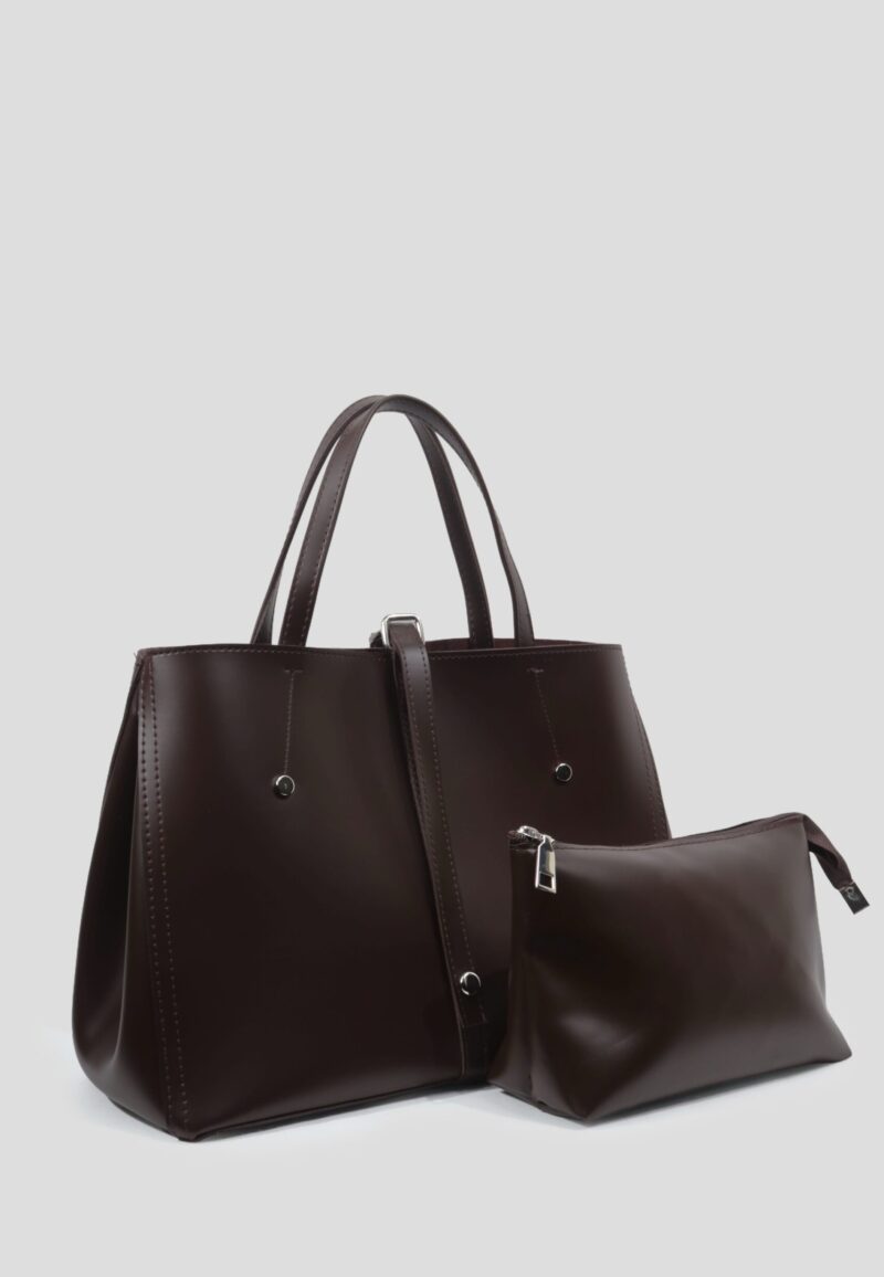Donna Dark Brown Bag + Pochette