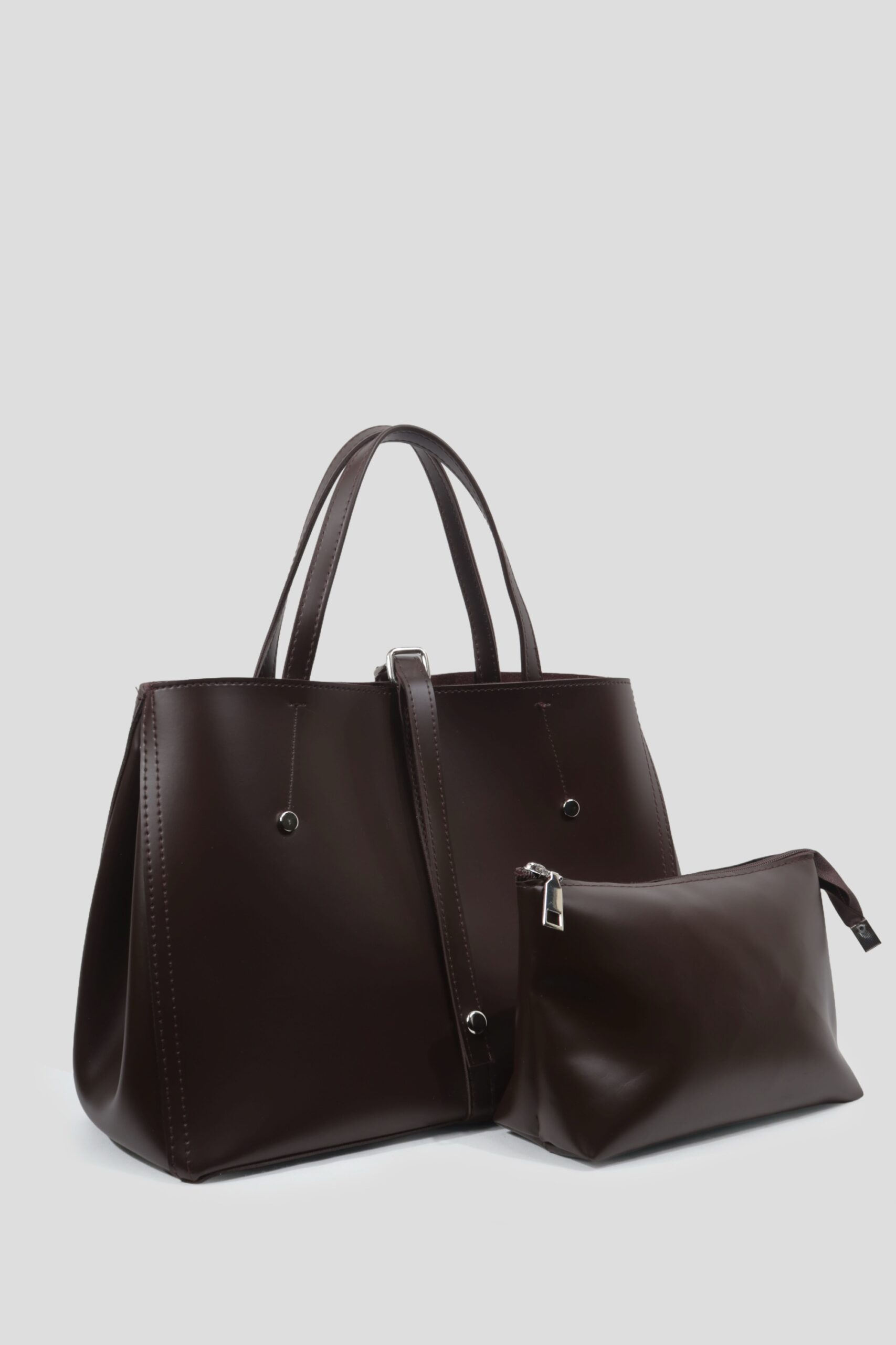 Donna Dark Brown Bag + Pochette