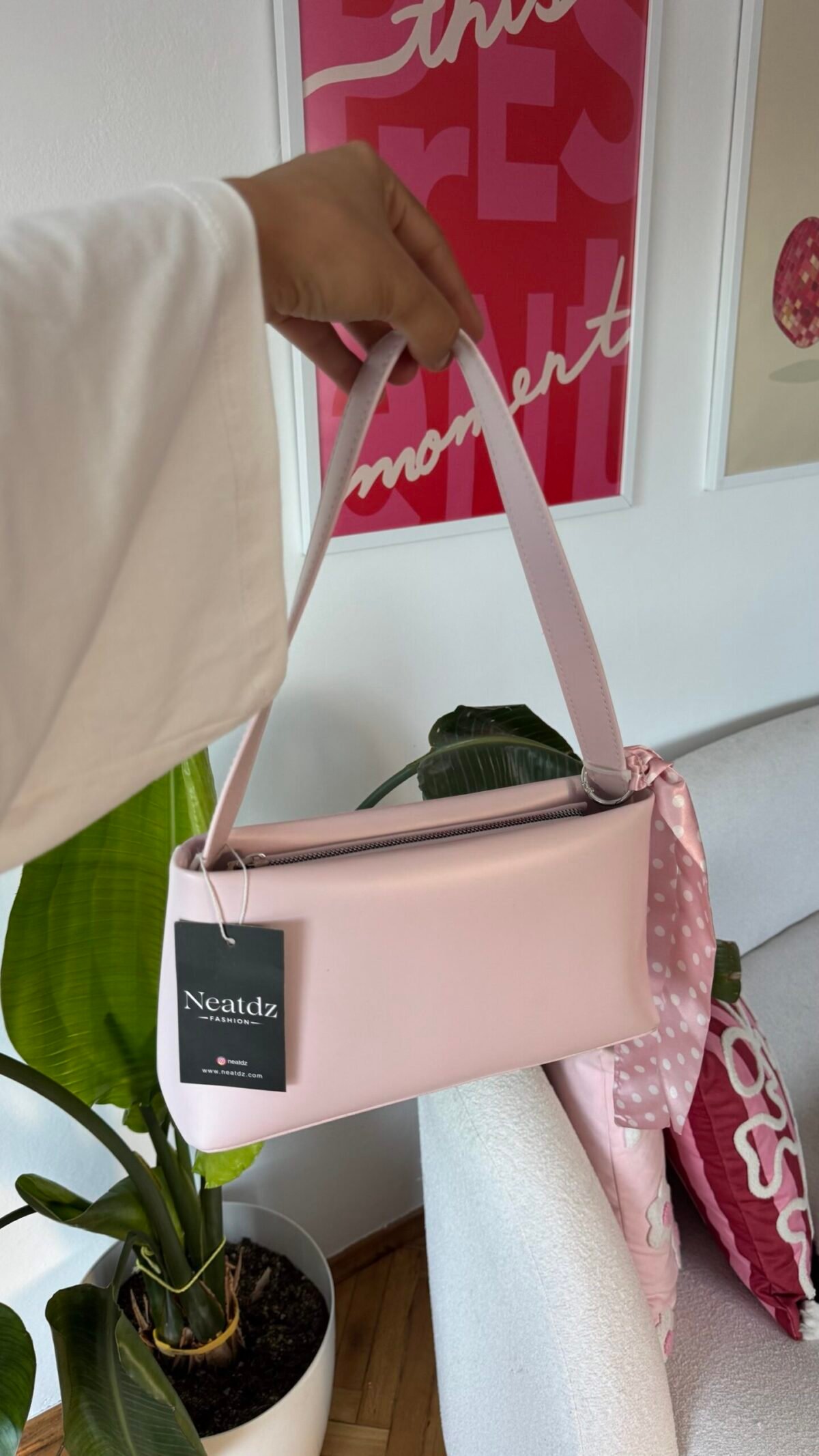 Capella Baby Pink  Bag + Charm