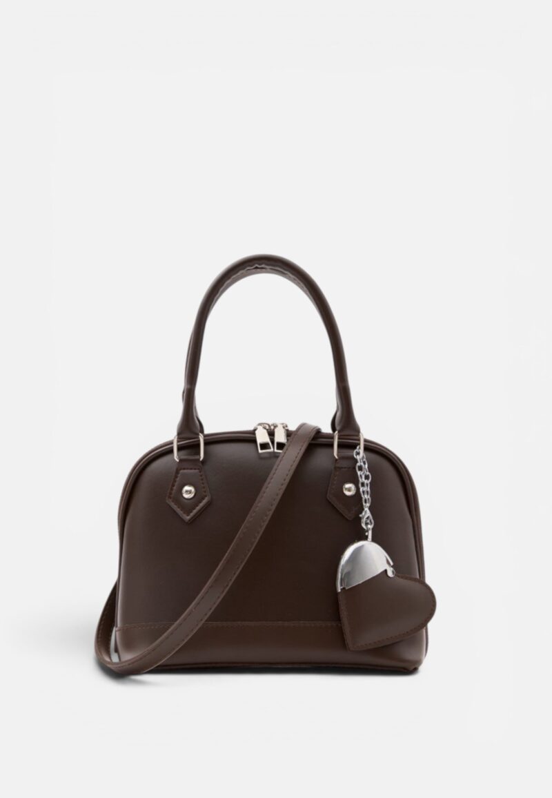 Stella Dark Brown Bag + Charm