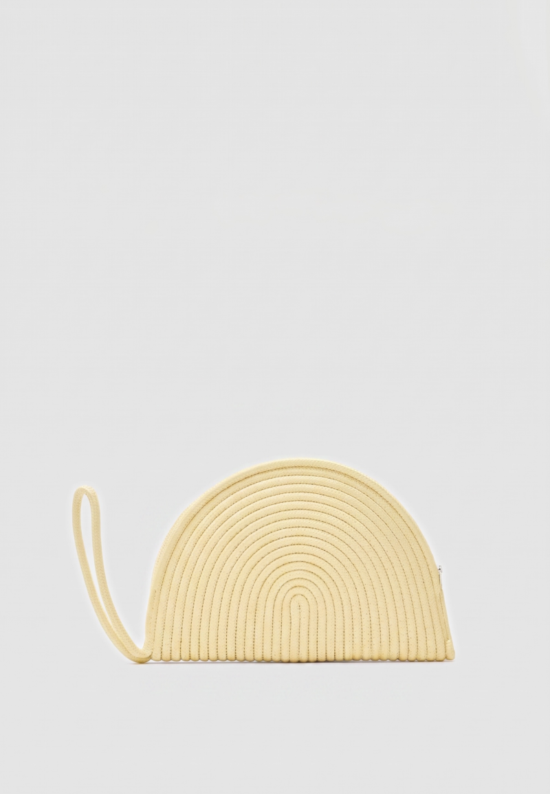 Most Butter Yellow Handmade Wicker Bag