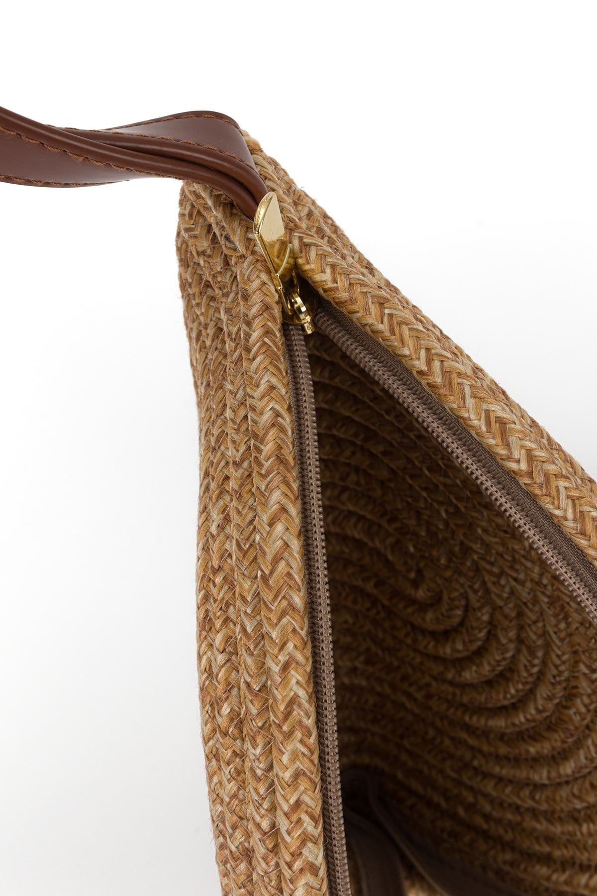 Wanda Camel Wicker HandBag