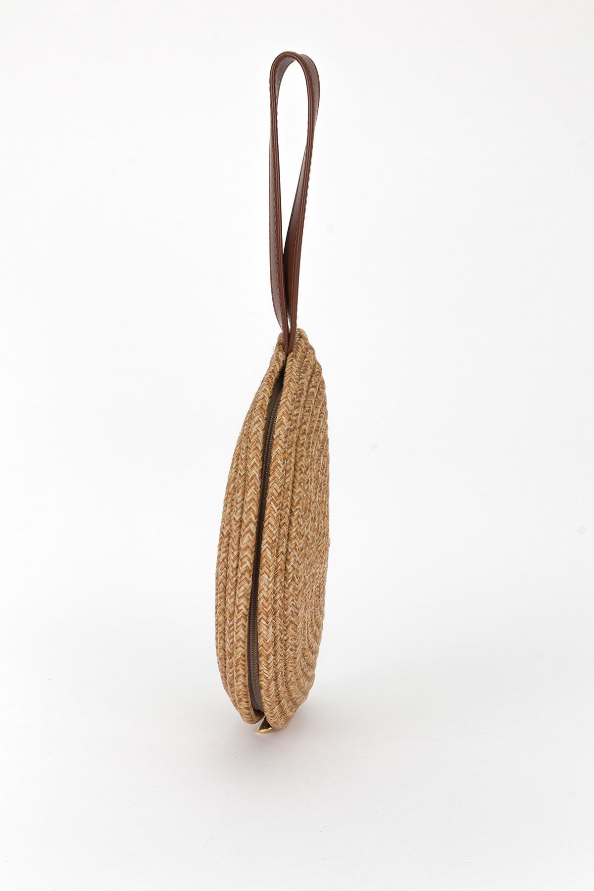 Wanda Camel Wicker HandBag