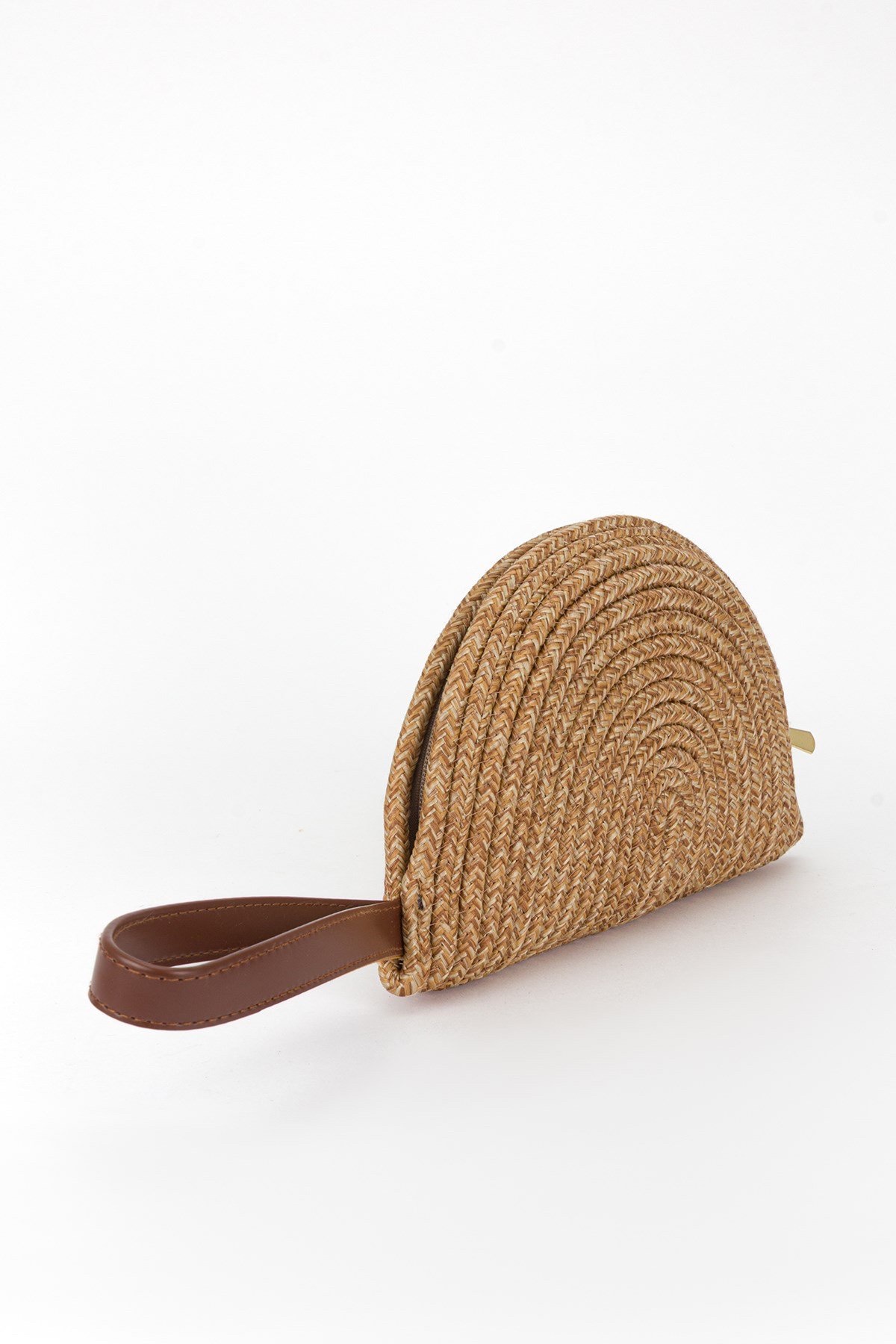 Wanda Camel Wicker HandBag