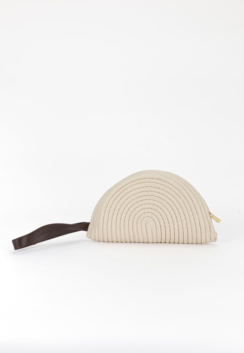 Wanda Off-White Wicker HandBag
