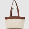 Michelle Canvas Camel Bag
