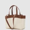 Michelle Canvas Camel Bag