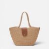 Rody Camel Wicker Bag