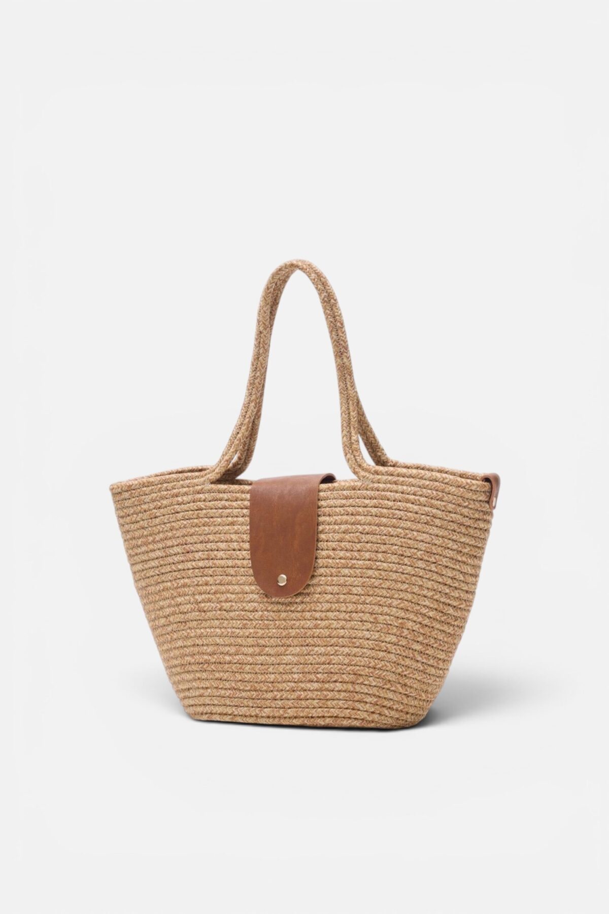 Rody Camel Wicker Bag