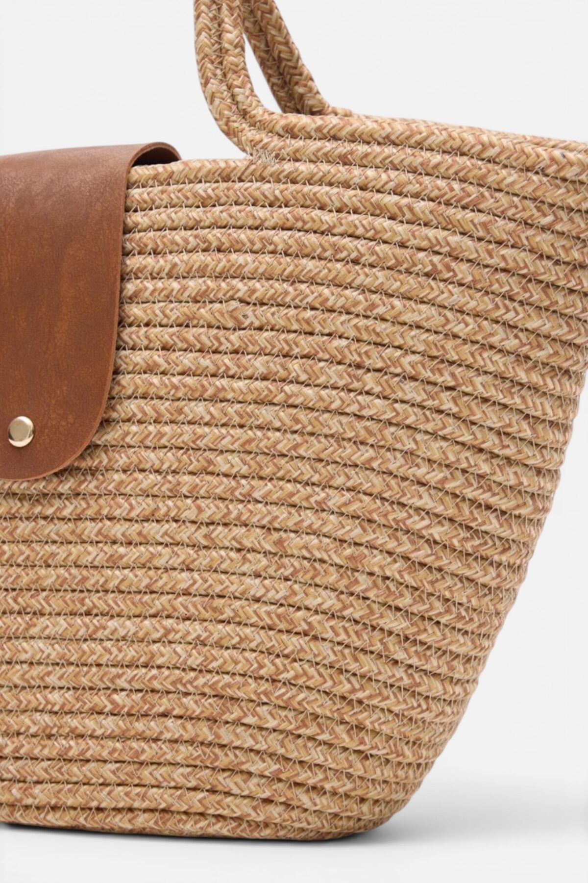 Rody Camel Wicker Bag