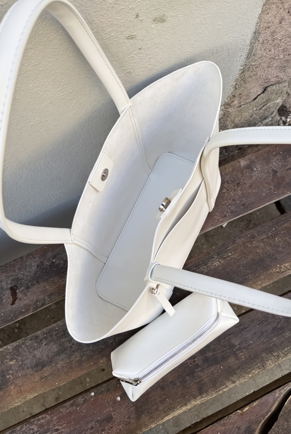 Marline Off-White Bag + Pochette