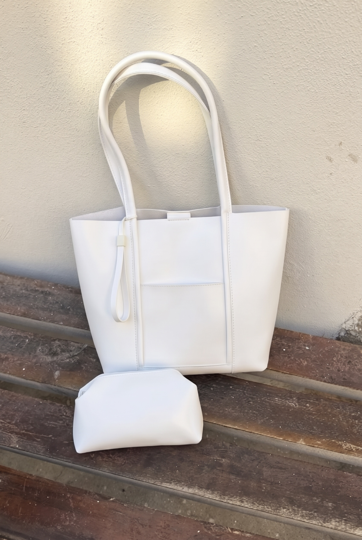 Marline Off-White Bag + Pochette