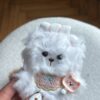 Bear Plush White Charm