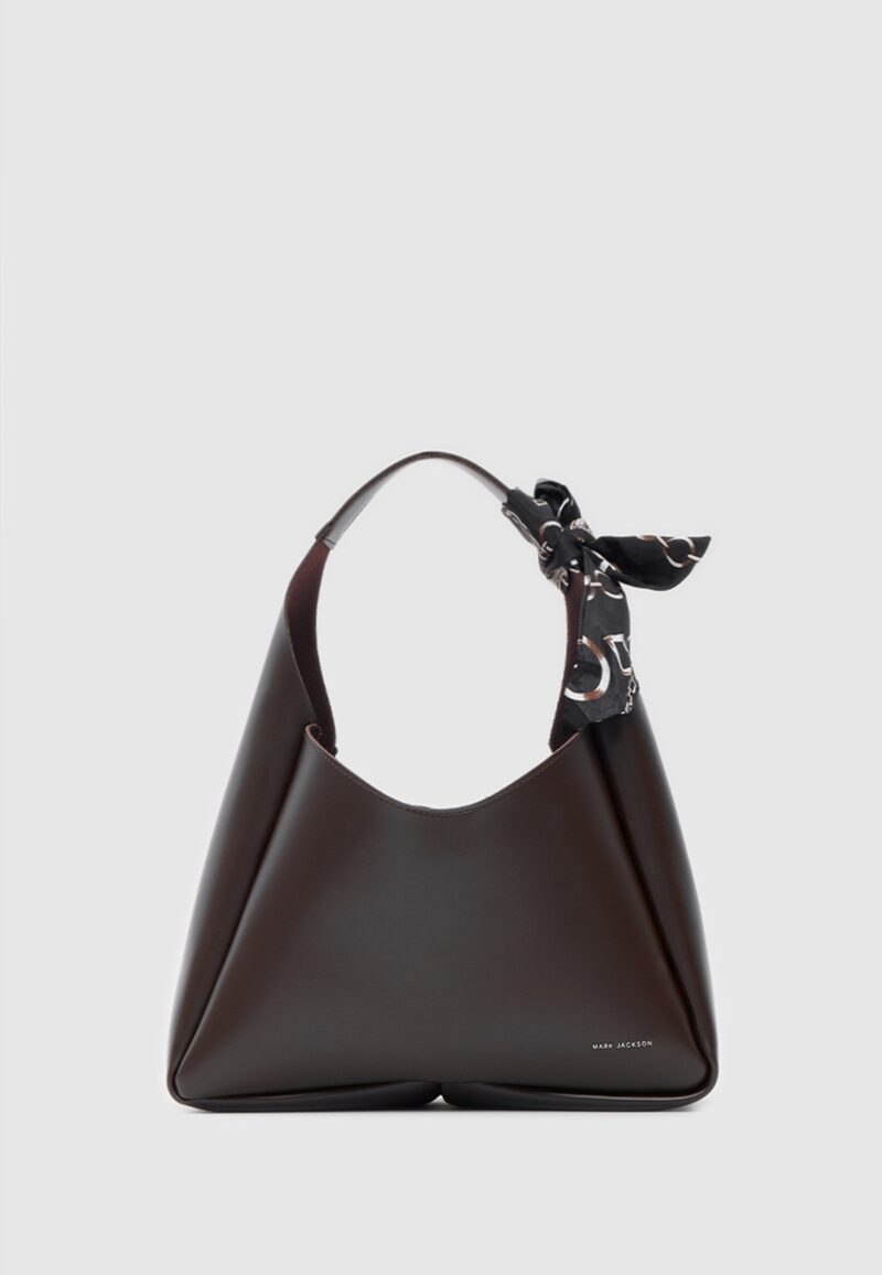 Sandy Dark Brown Bag + Foulard