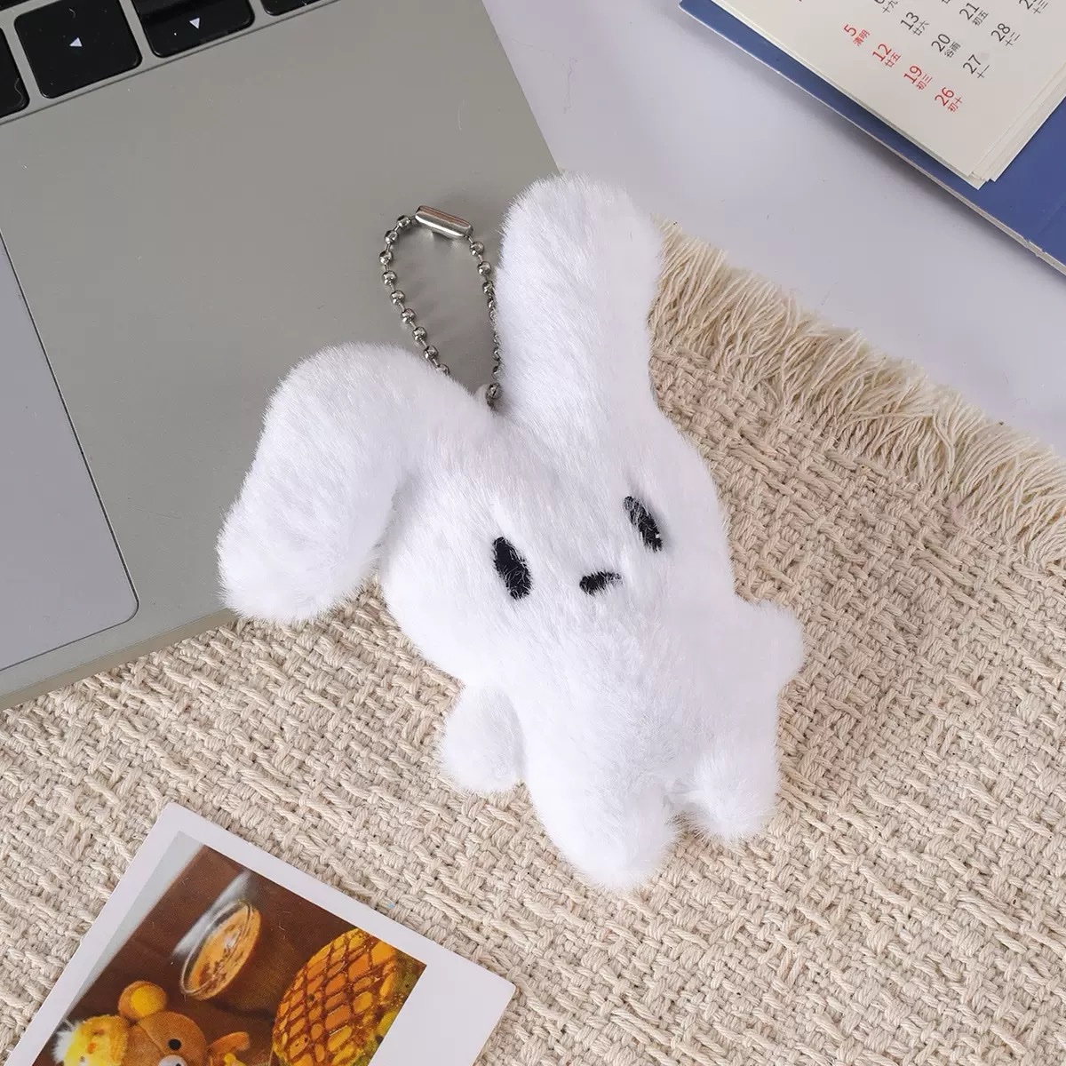 Cute White Rabbit Charm
