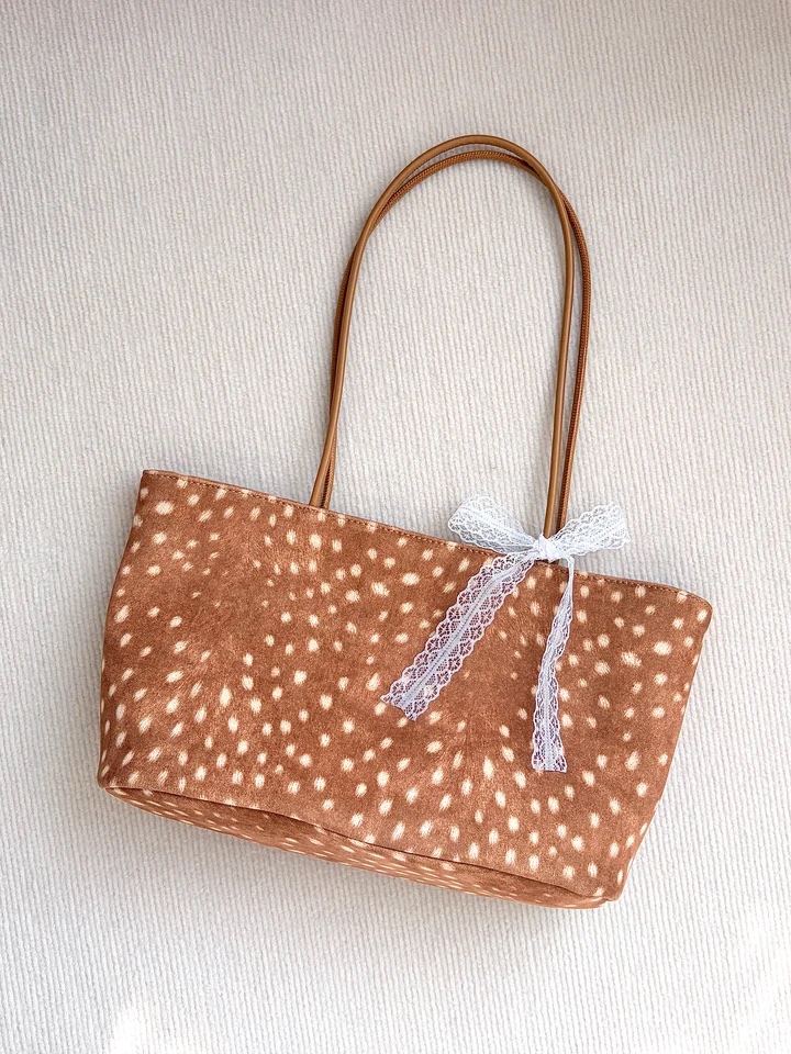 Valery Suede Bag + Charm