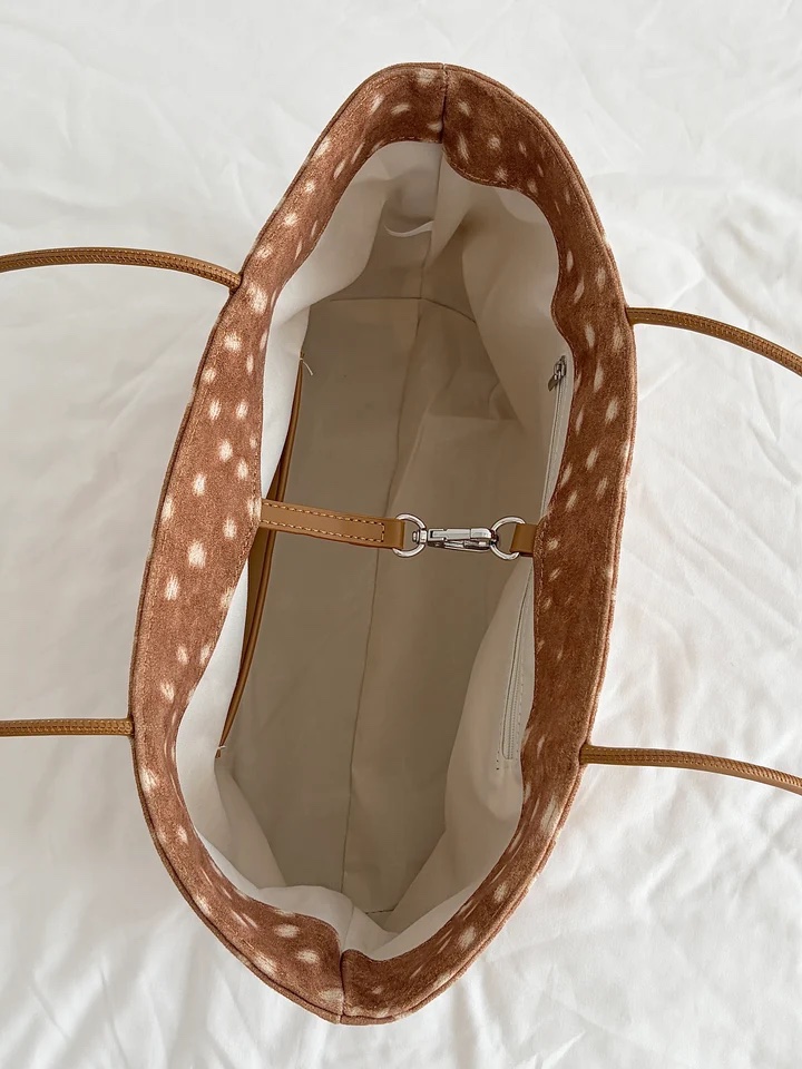 Valery Suede Bag + Charm