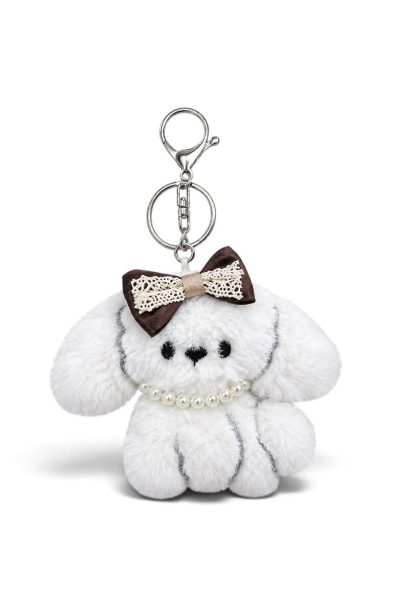 Puppy Plush Charm Brown